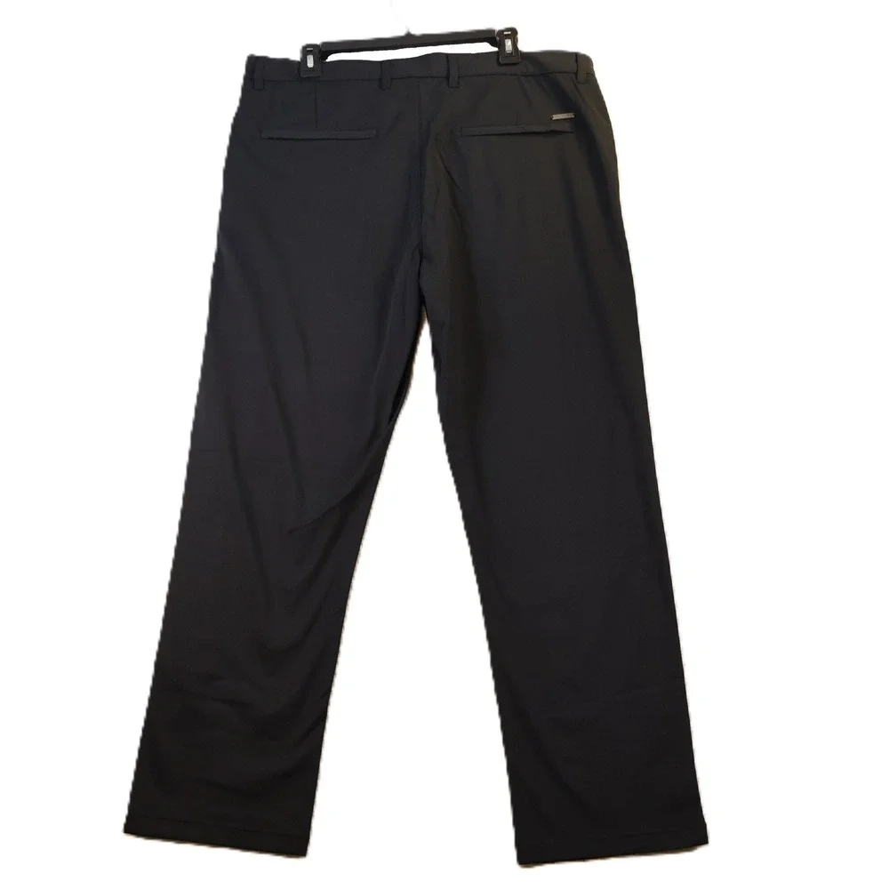 Twillory Mens 38x32 Performance Pants Black Technical Fabric Tailored TSS20PCP